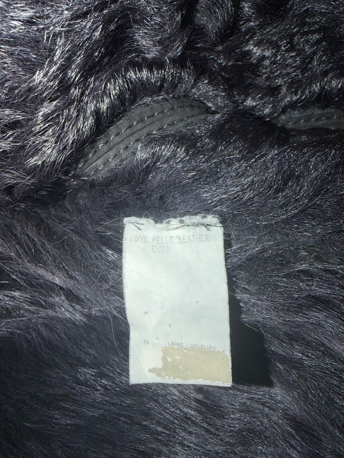 1995AW 구찌 by 톰포드 램스킨 투스카나 시어링 퍼 레더 코트 상품이미지6