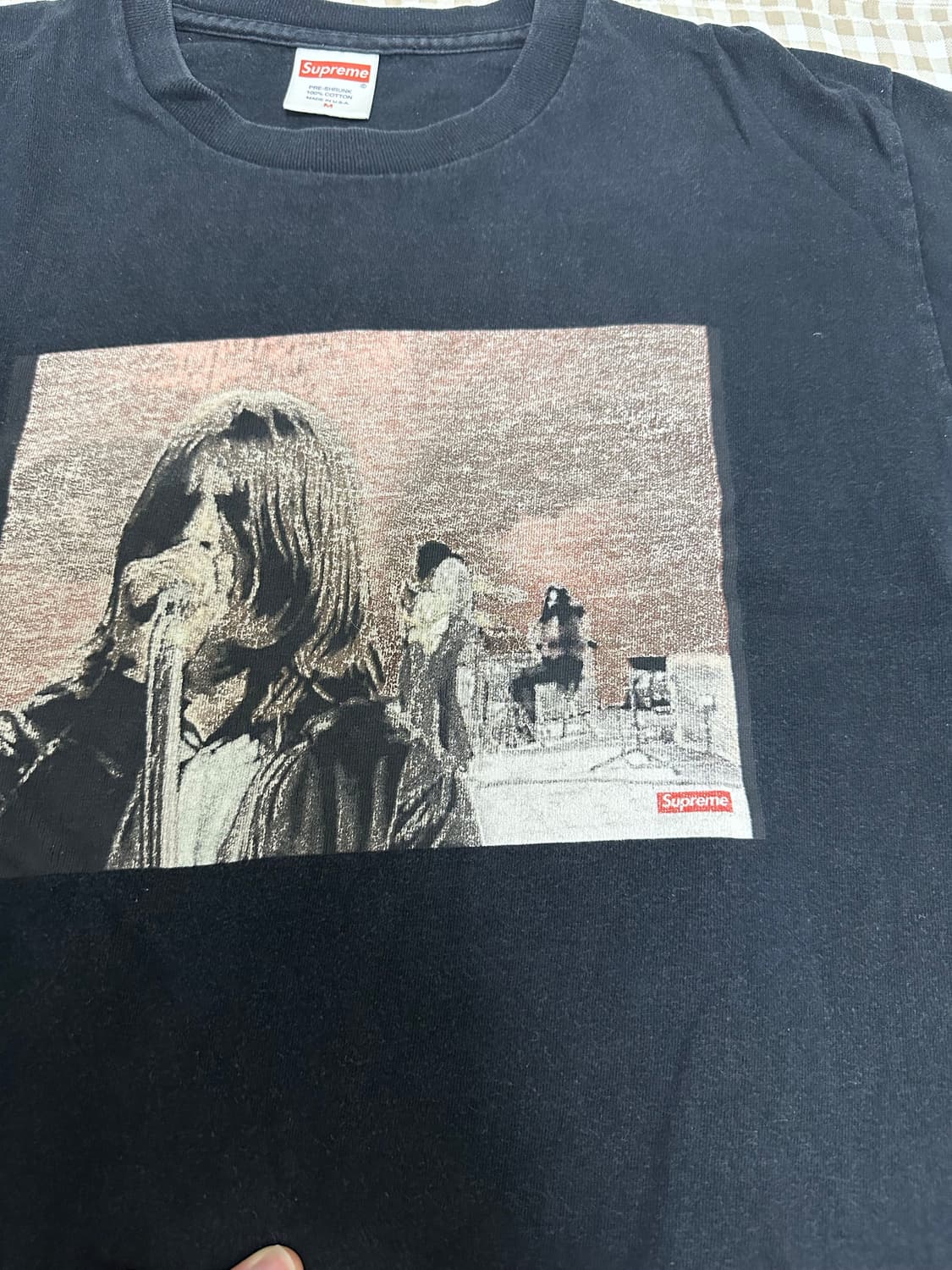 m사이즈 슈프림 블랙사바스 티셔츠 블랫 상품이미지3