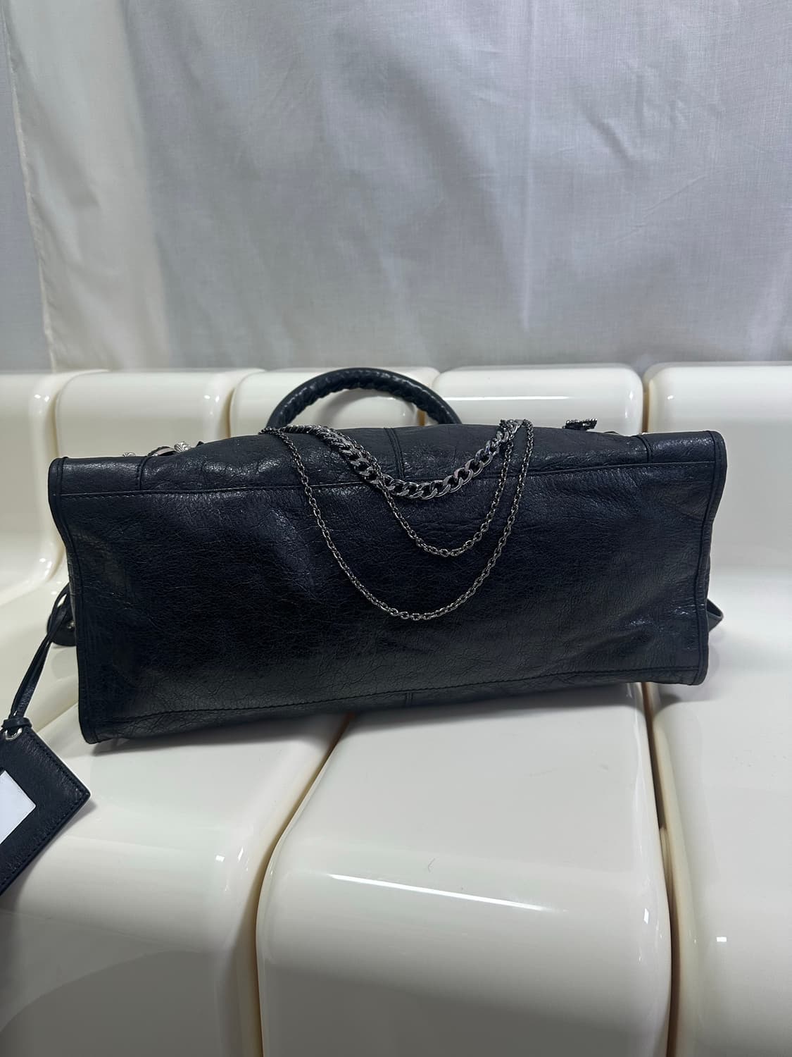 [A 정품] 발렌시아가 시티 모터백 파트타임 블랙 상품이미지6