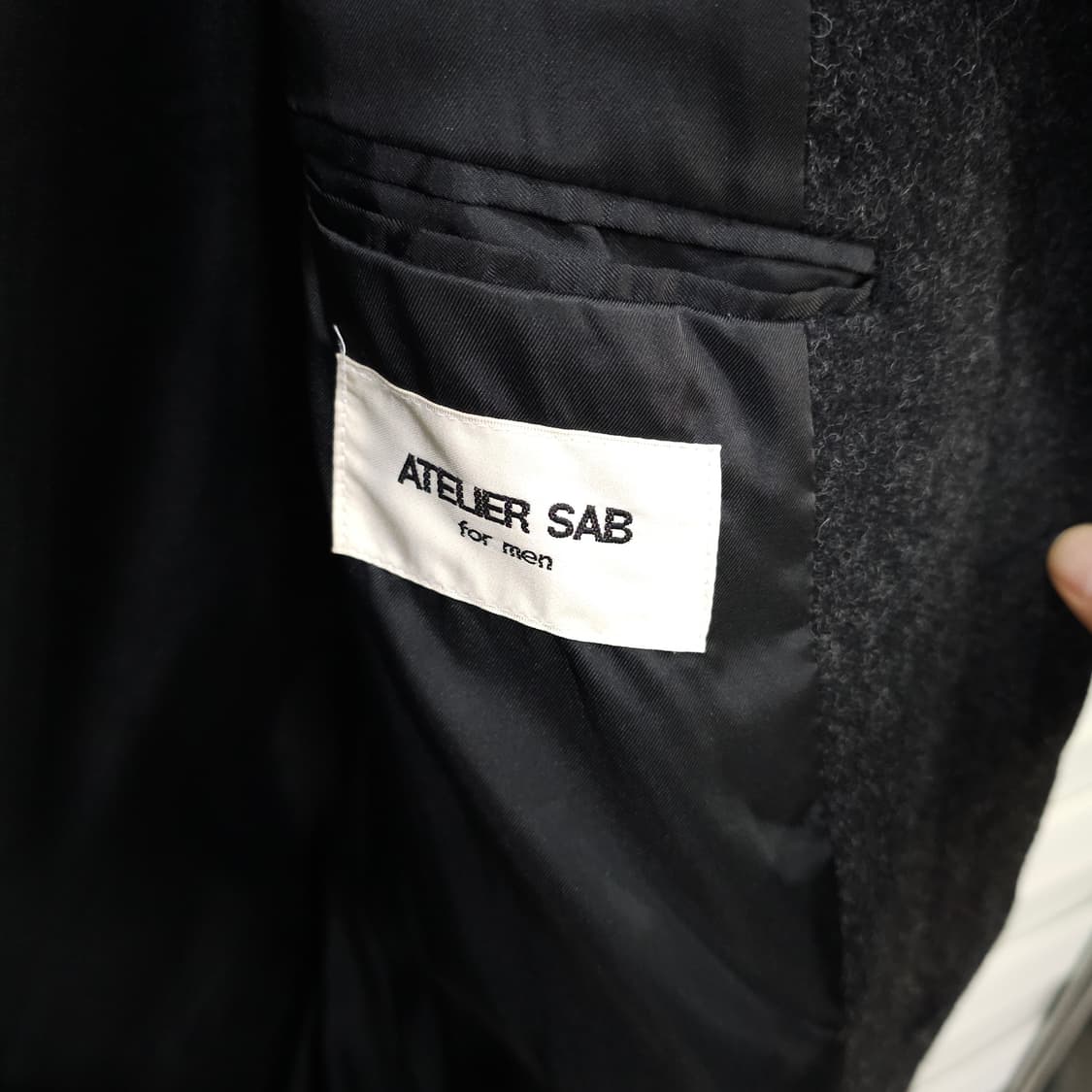 일본 ATELER SAB for men 울코트- M /우먼프리 상품이미지7