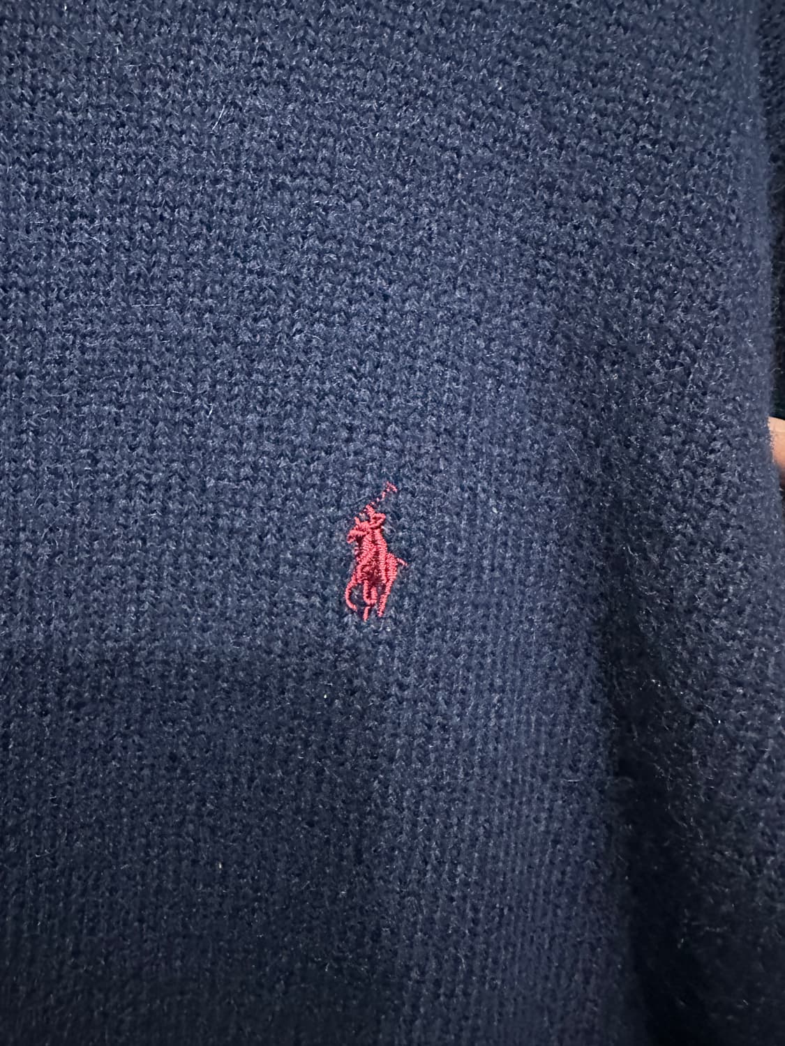 90s 폴로 셔틀랜드울 네이비 니트95 상품이미지3