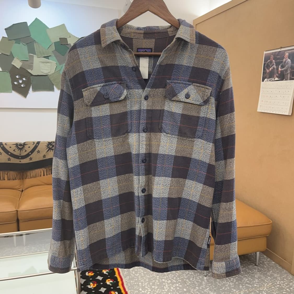 파타고니아 오가닉 컨트리 플란넬 체크 셔츠 95 C08320 상품이미지3