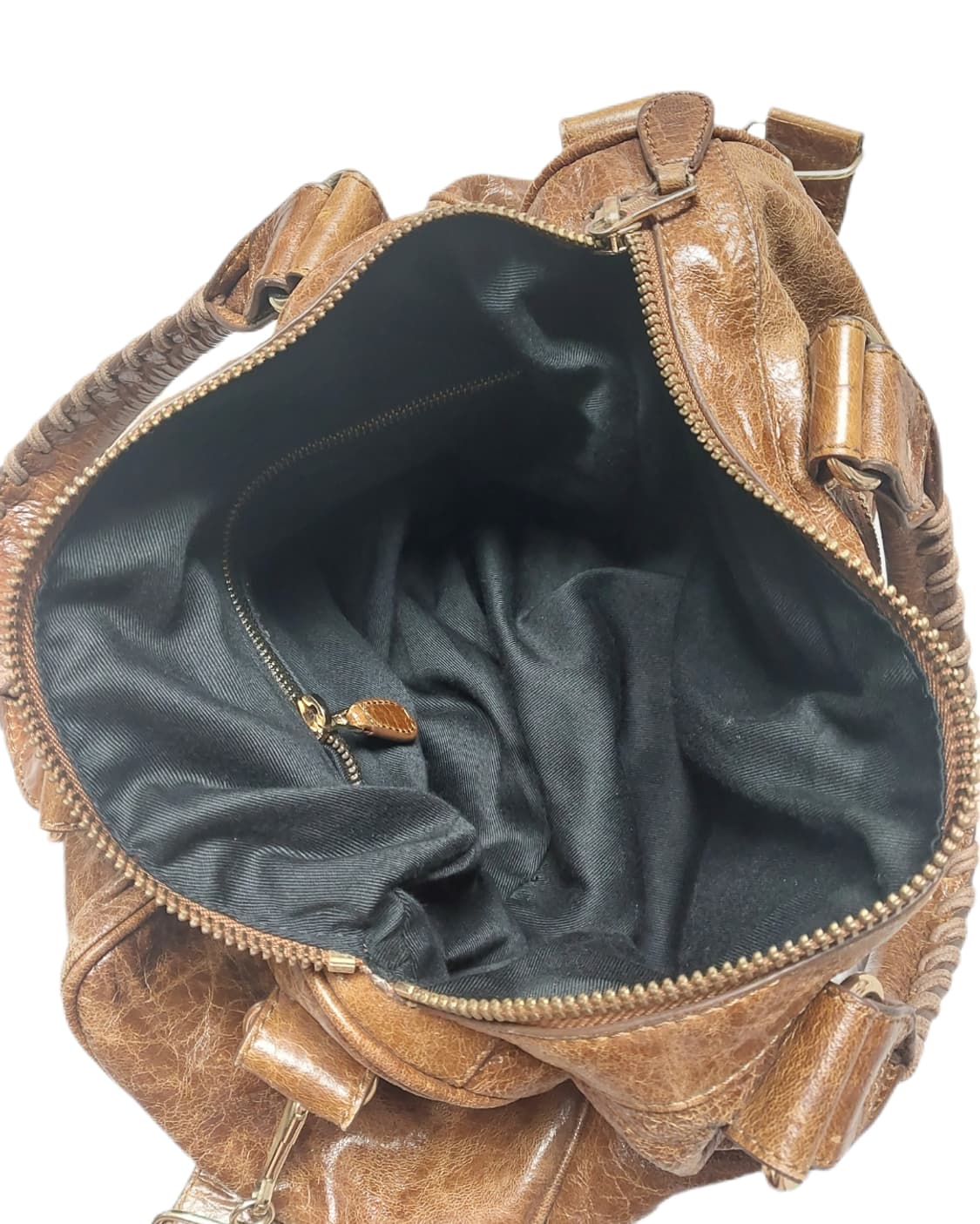 클래식 시티백 모터백 레더 투웨이 긱시크 상품이미지7