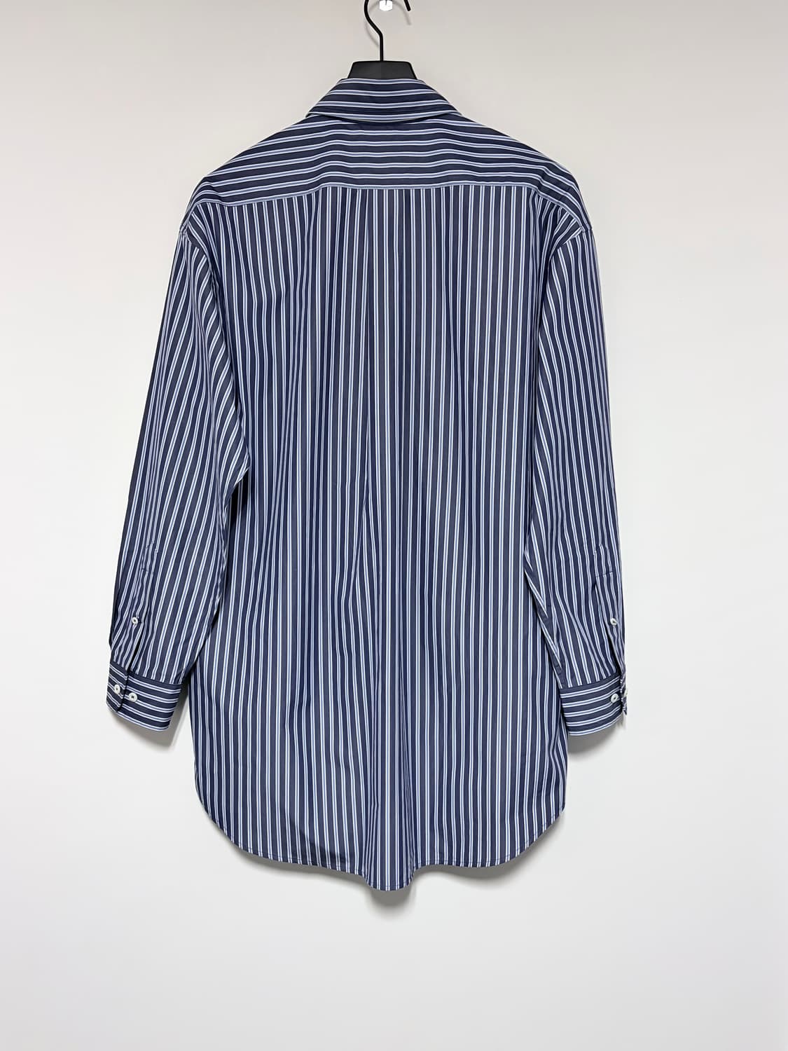 미우미우 스트라이프 자수로고 셔츠 40 상품이미지2