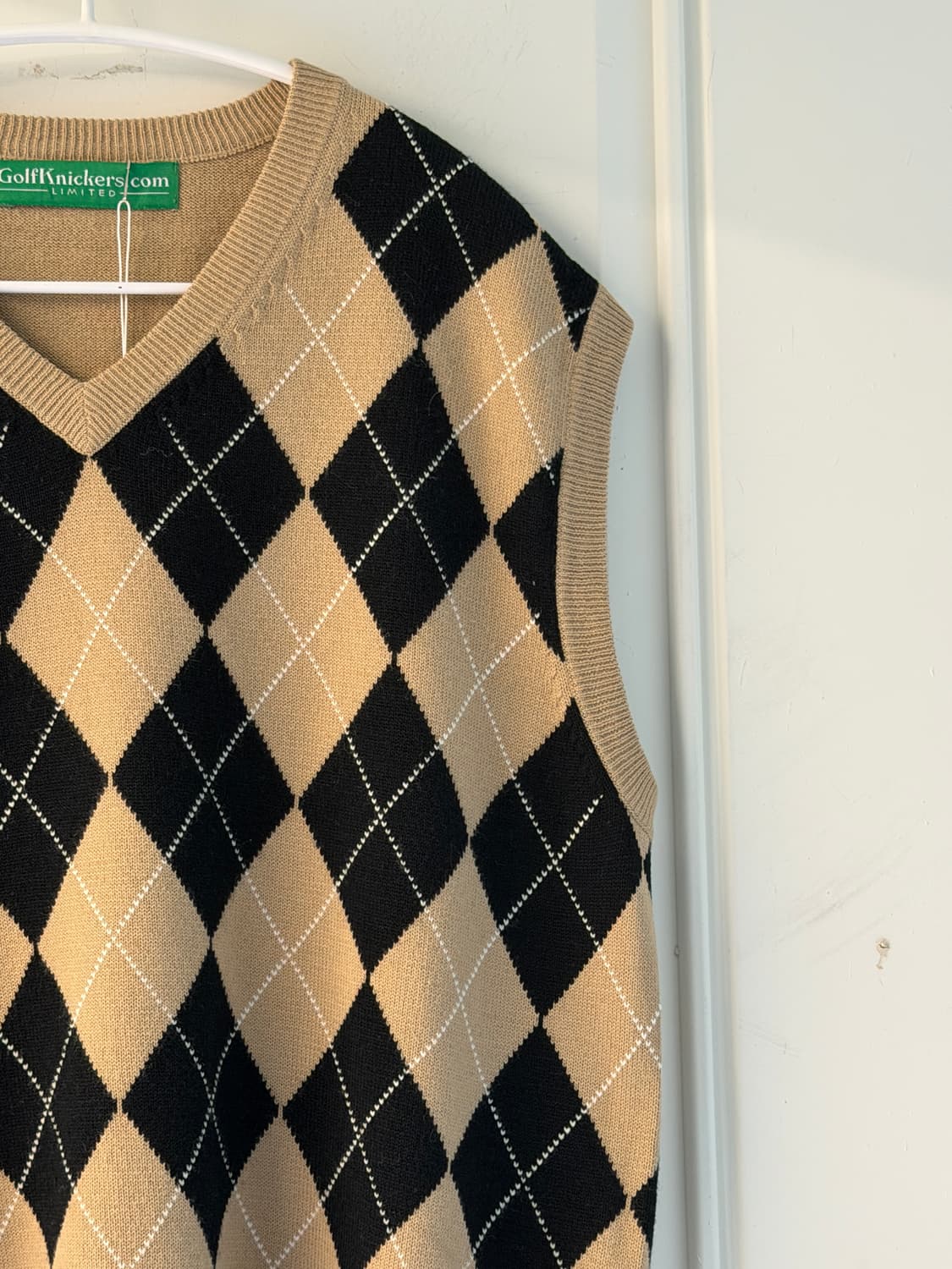 일본빈티지 아가일패턴 니트베스트 상품이미지7