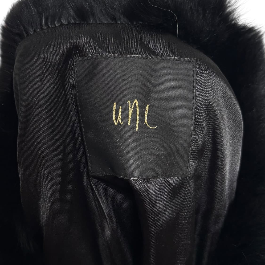 3750 블랙 토끼털 퍼자켓 상품이미지3