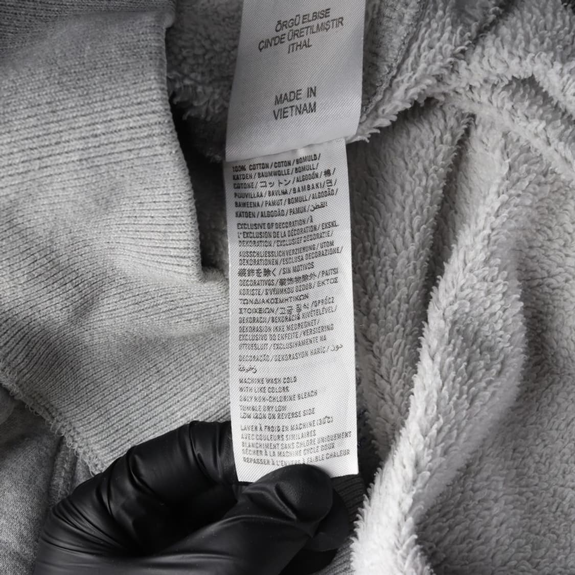 아베크롬비 앤 피치 자수 로고 머슬 핏 후드티 XL 상품이미지6