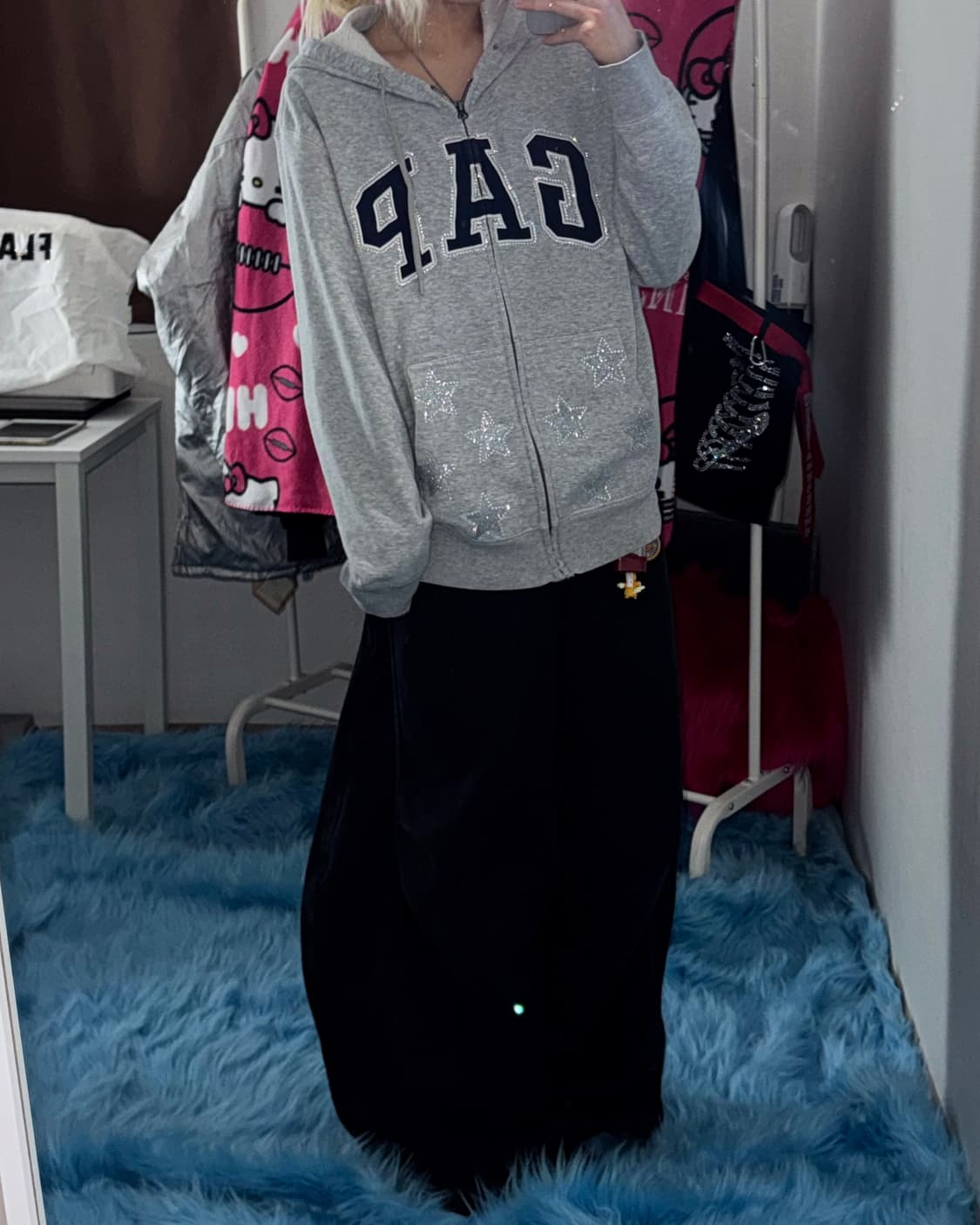 GAP 큐빅 커스텀 후드집업 상품이미지5