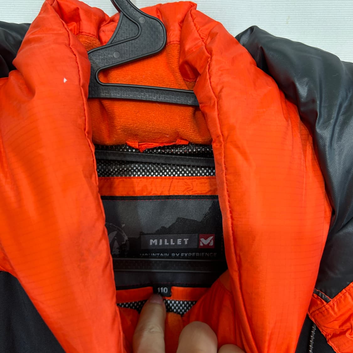 밀레 남성 구스다운 패딩 110 빵빵함 상품이미지2