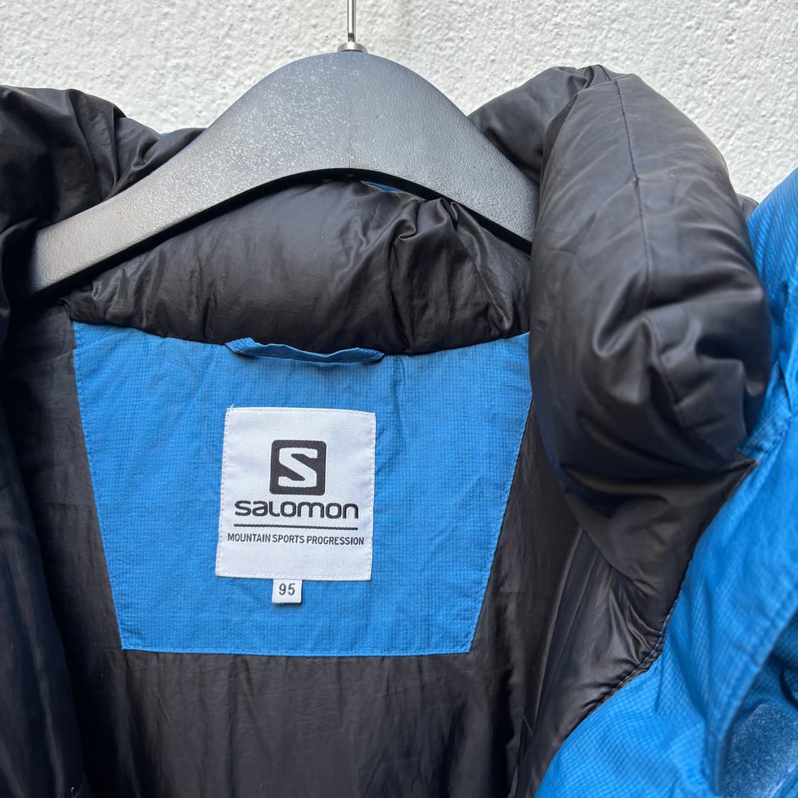 살로몬 클리마 윈드 알래스카 헤비 다운 블루 자켓(700필파워) 상품이미지8