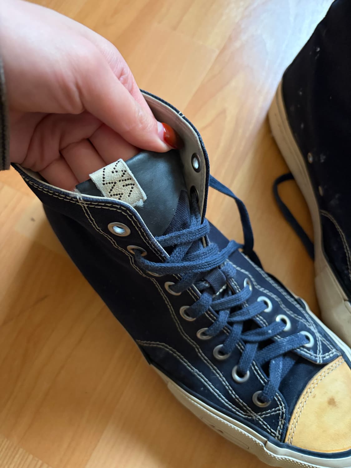 [9] 비즈빔 visvim 스캐그웨이 하이 네이비 상품이미지2