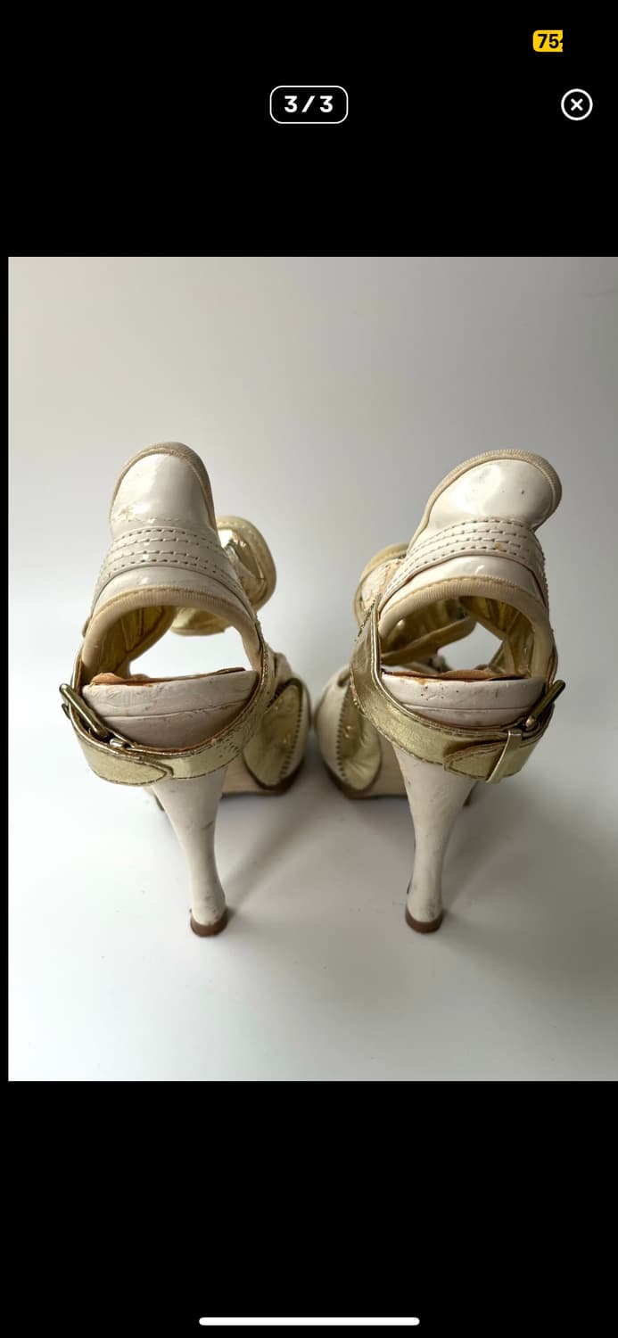 빈티지 버클 힐 구두 상품이미지3