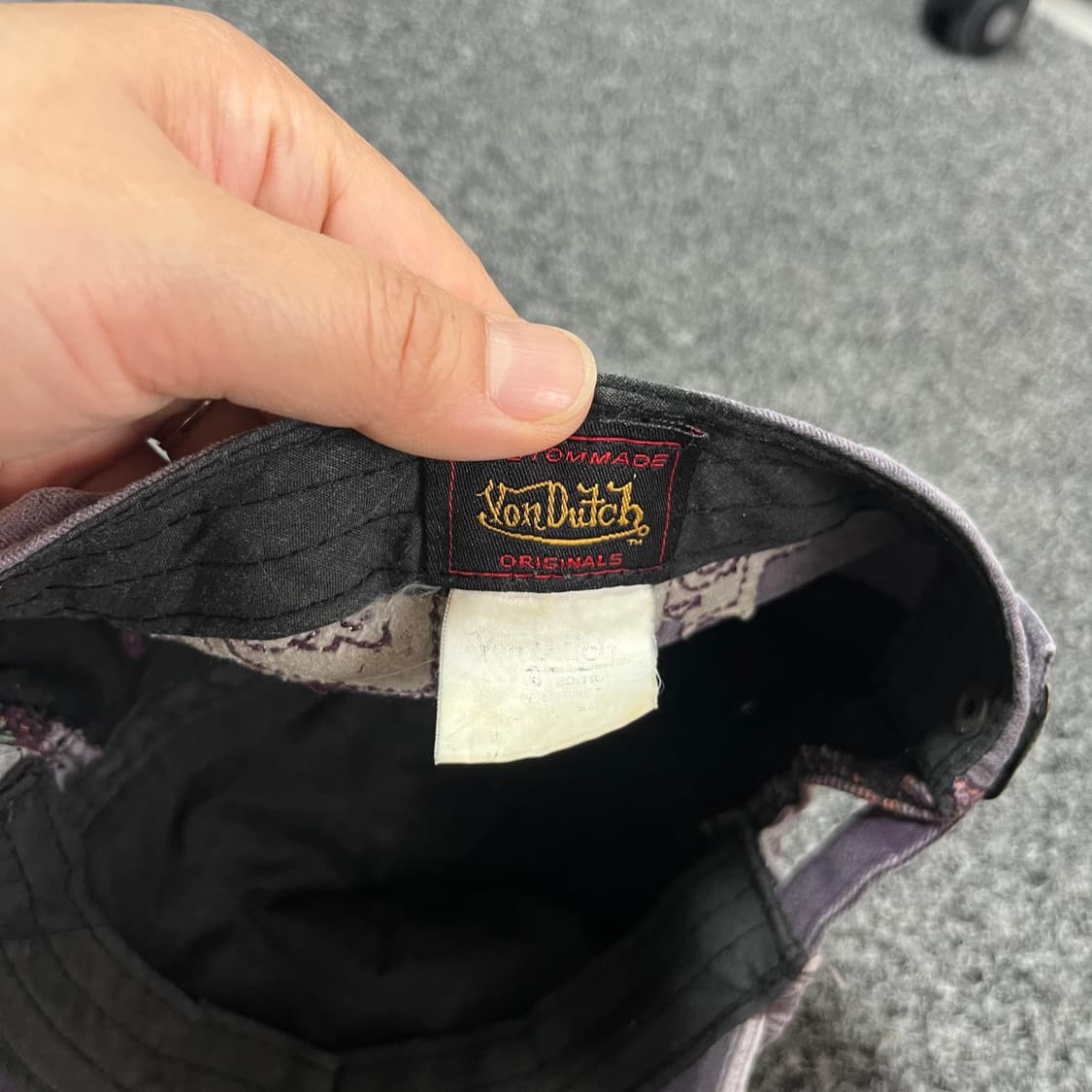 본더치 y2k 코듀로이 볼캡 모자 상품이미지4