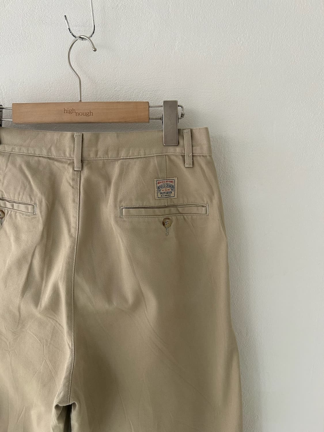80-90's old label polo 2tuck chino pant. 상품이미지10