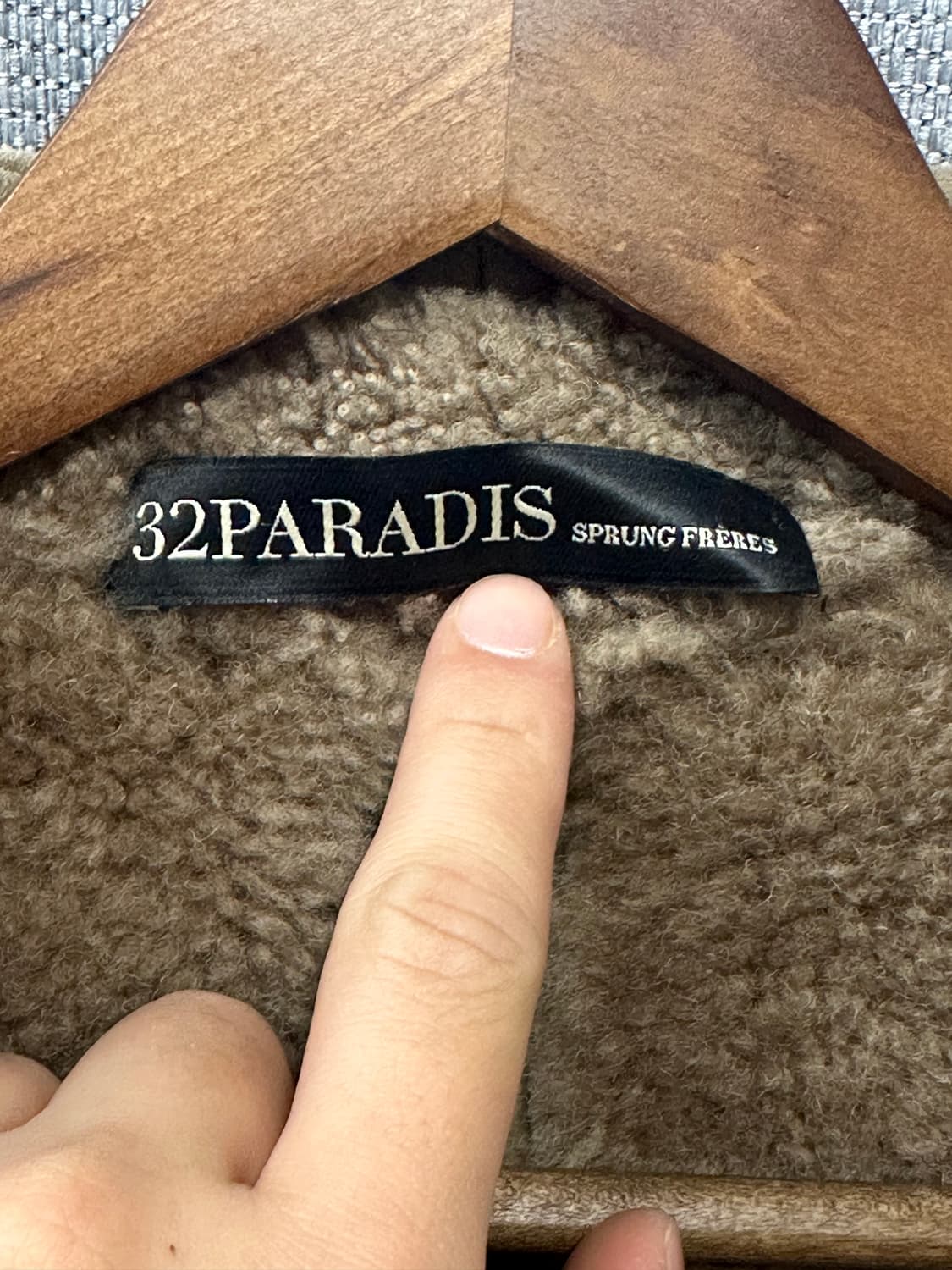 32PARADIS SPRUNG FRERES 리얼 무스탕 코트 상품이미지5