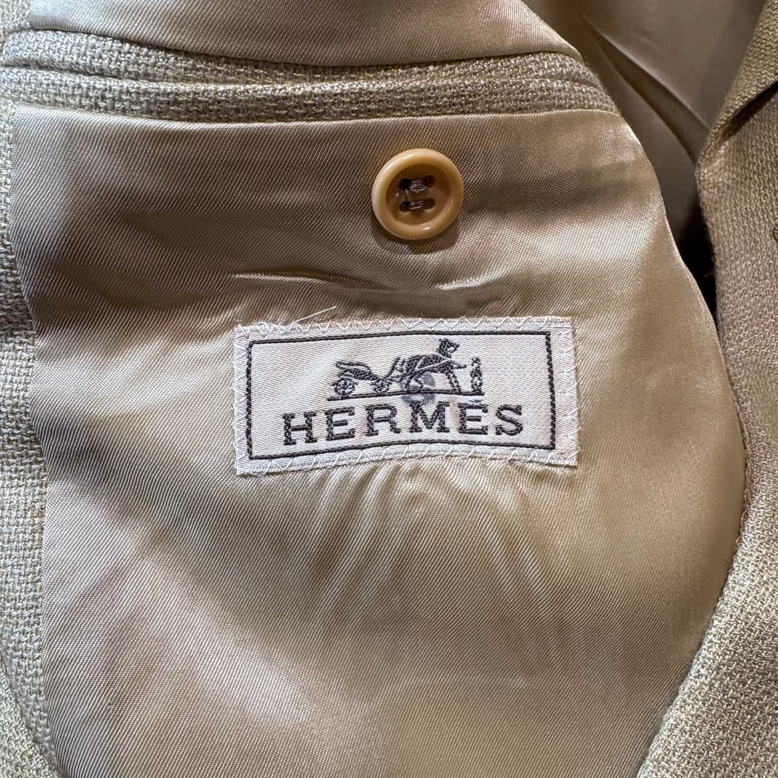 [XL] HERMES 에르메스 캐시미어 실크 블레이저 상품이미지7