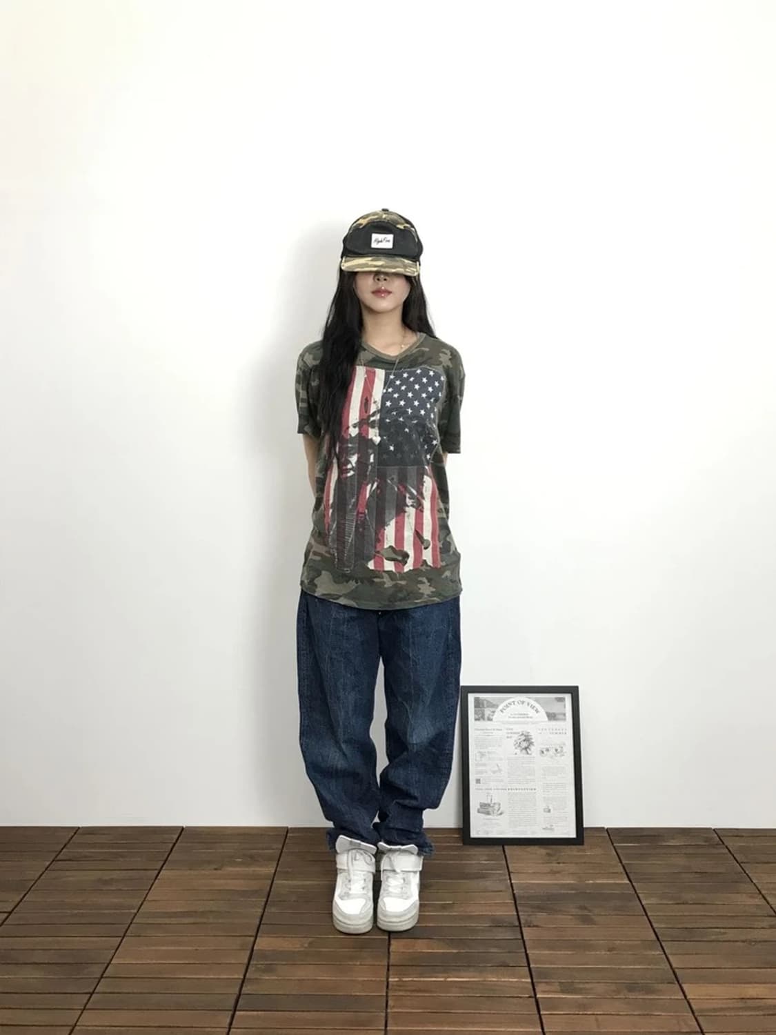 Denim & Supply RL Camo Flag Graphic Tee 상품이미지1