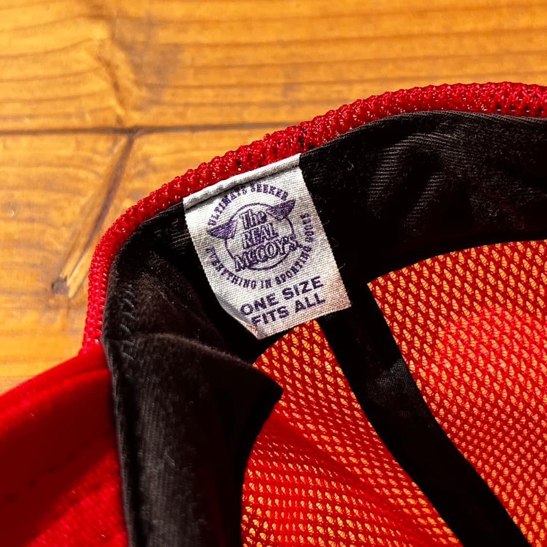 리얼맥코이 로고 메쉬캡 상품이미지5