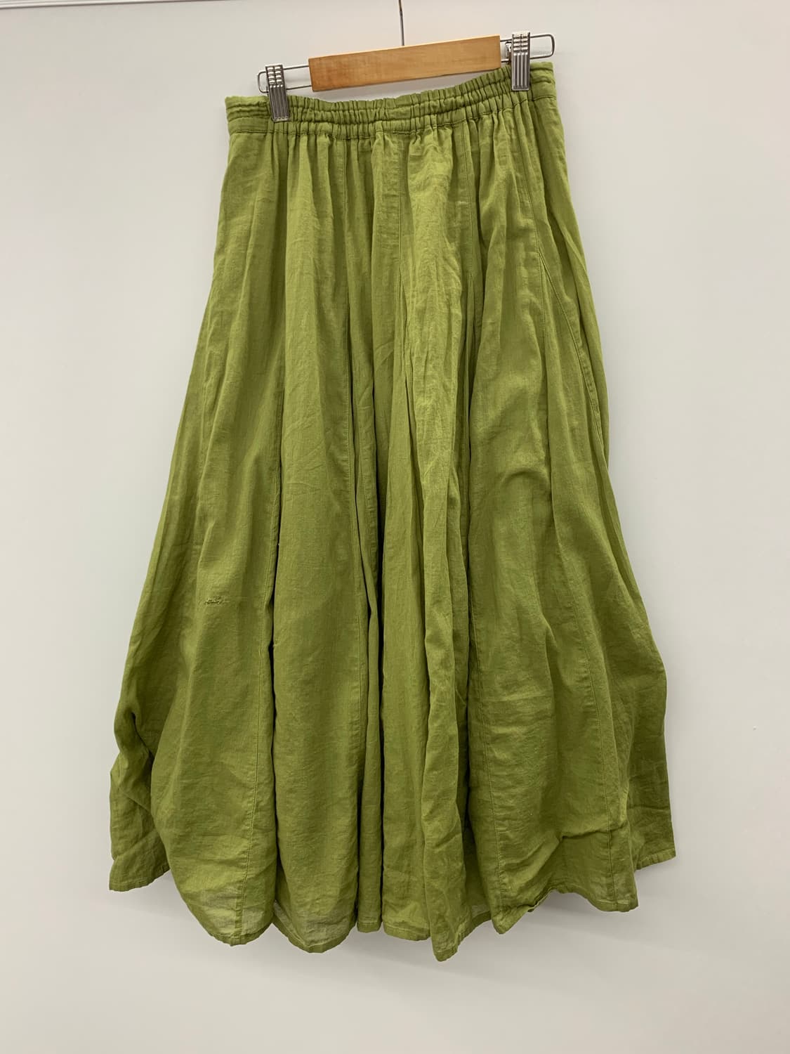 재패니즈 그린 롱스커트 상품이미지5