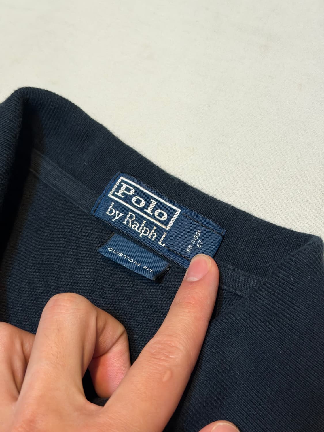 폴로 랄프로렌 빅포니 트리플포니 금장 카라티 블랙 상품이미지3