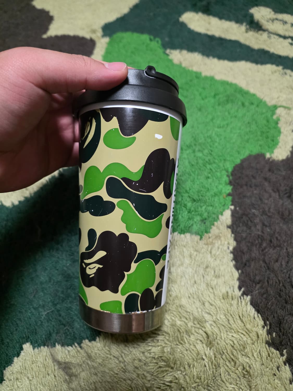 [OS] 베이프 ABC 그린카모스틸 텀블러 370ML 상품이미지3