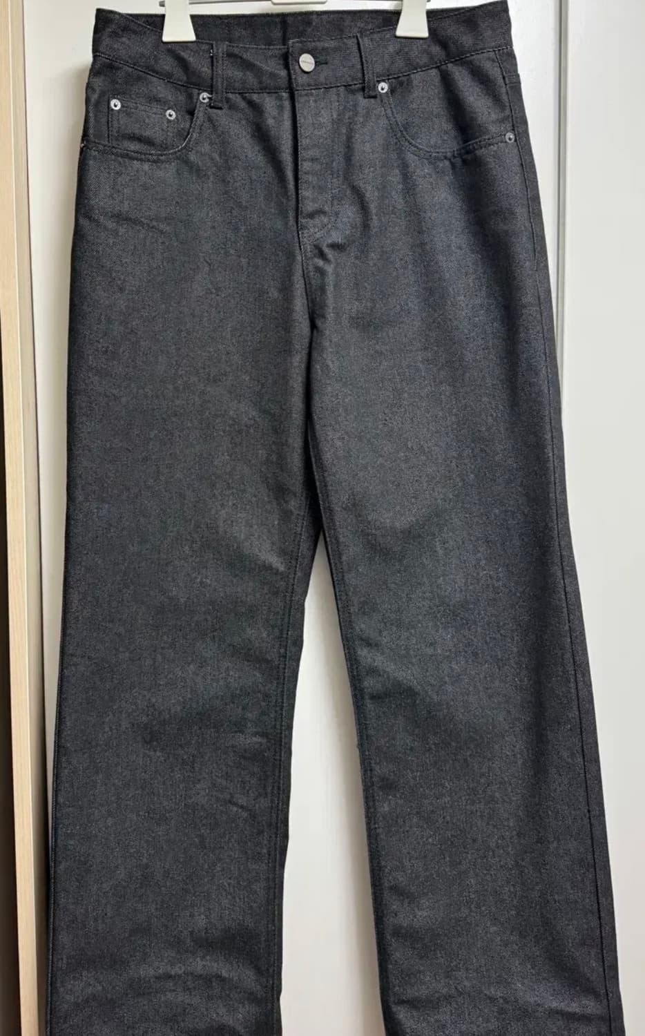 [L size] 낫포너드 드립 로고 블랙 데님 상품이미지4