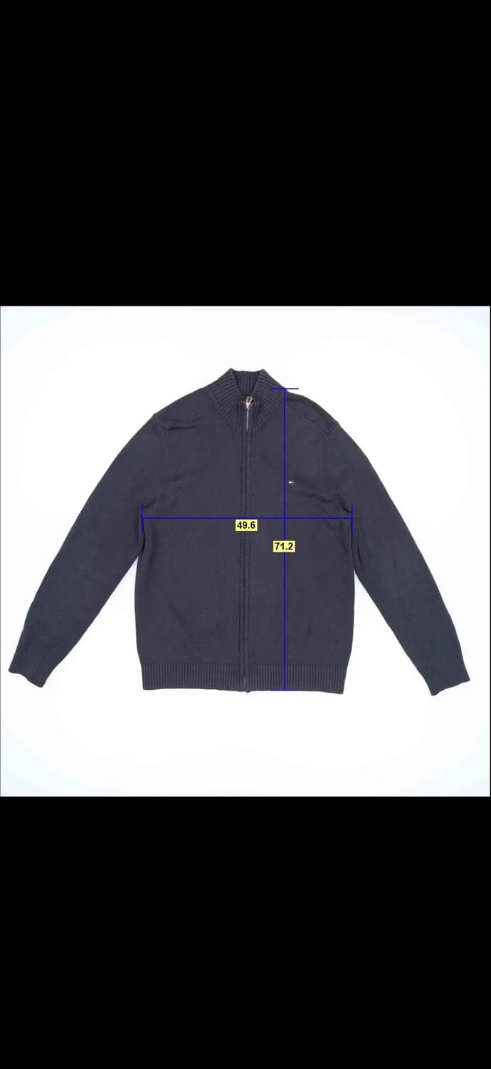 타미힐피거 니트집업 자켓 1223H1 상품이미지5