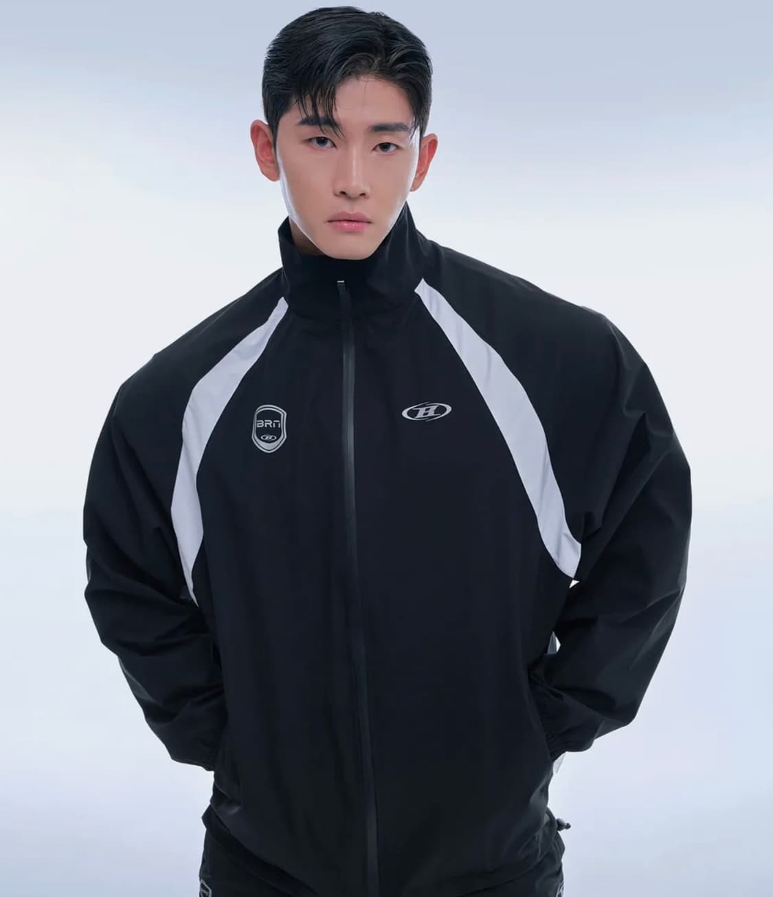 [새상품] 1) 본투윈 BRN 엠블럼 부드터 집업 자켓 바람막이 상품이미지1