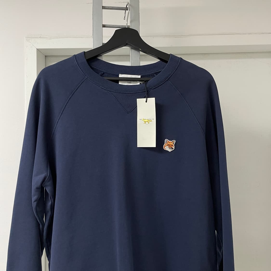 메종키츠네 네이비 폭스 맨투맨 새상품 L 상품이미지2