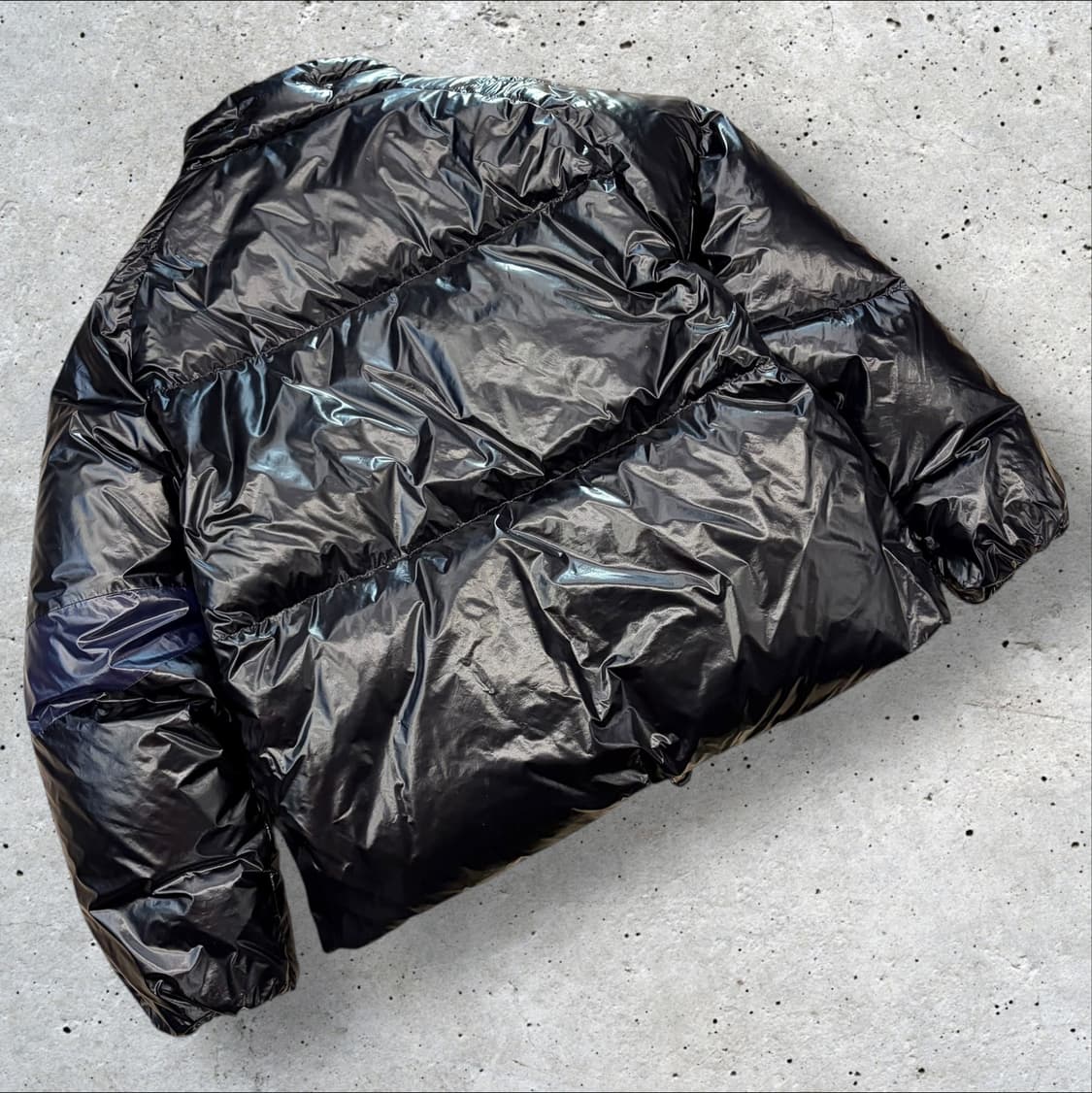 마뗑킴 포켓 유광 블랙 광택 숏 패딩 C482 상품이미지2