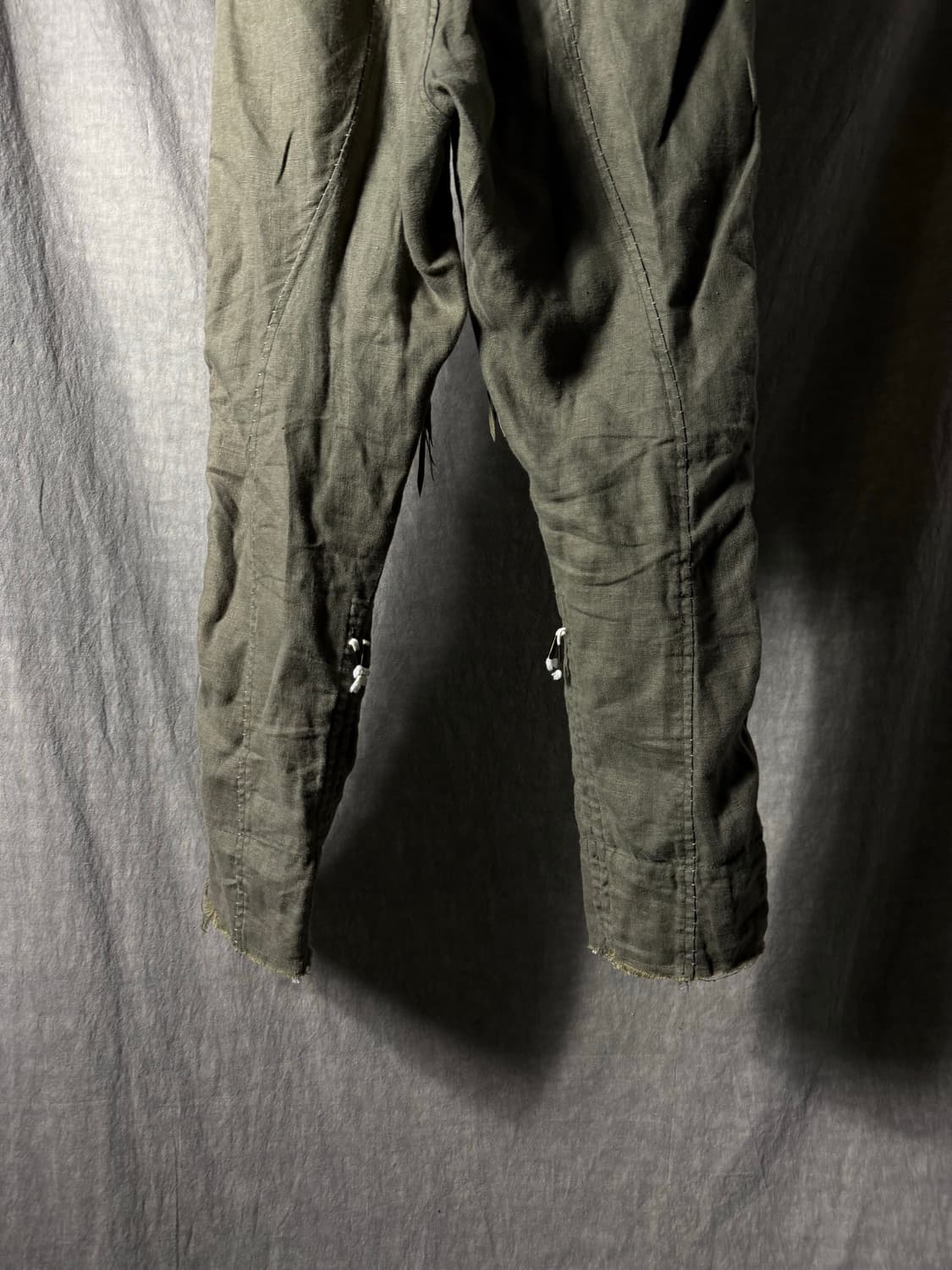 KMRii Linen Braided-String Tapered Pants 상품이미지6