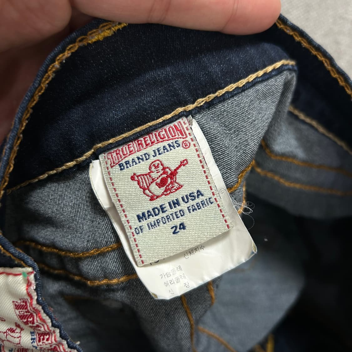 트루릴리전 우먼스 스티치 데님팬츠(24) 상품이미지3