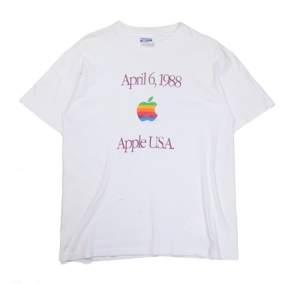 90's Apple Printing T-shirt 상품이미지1