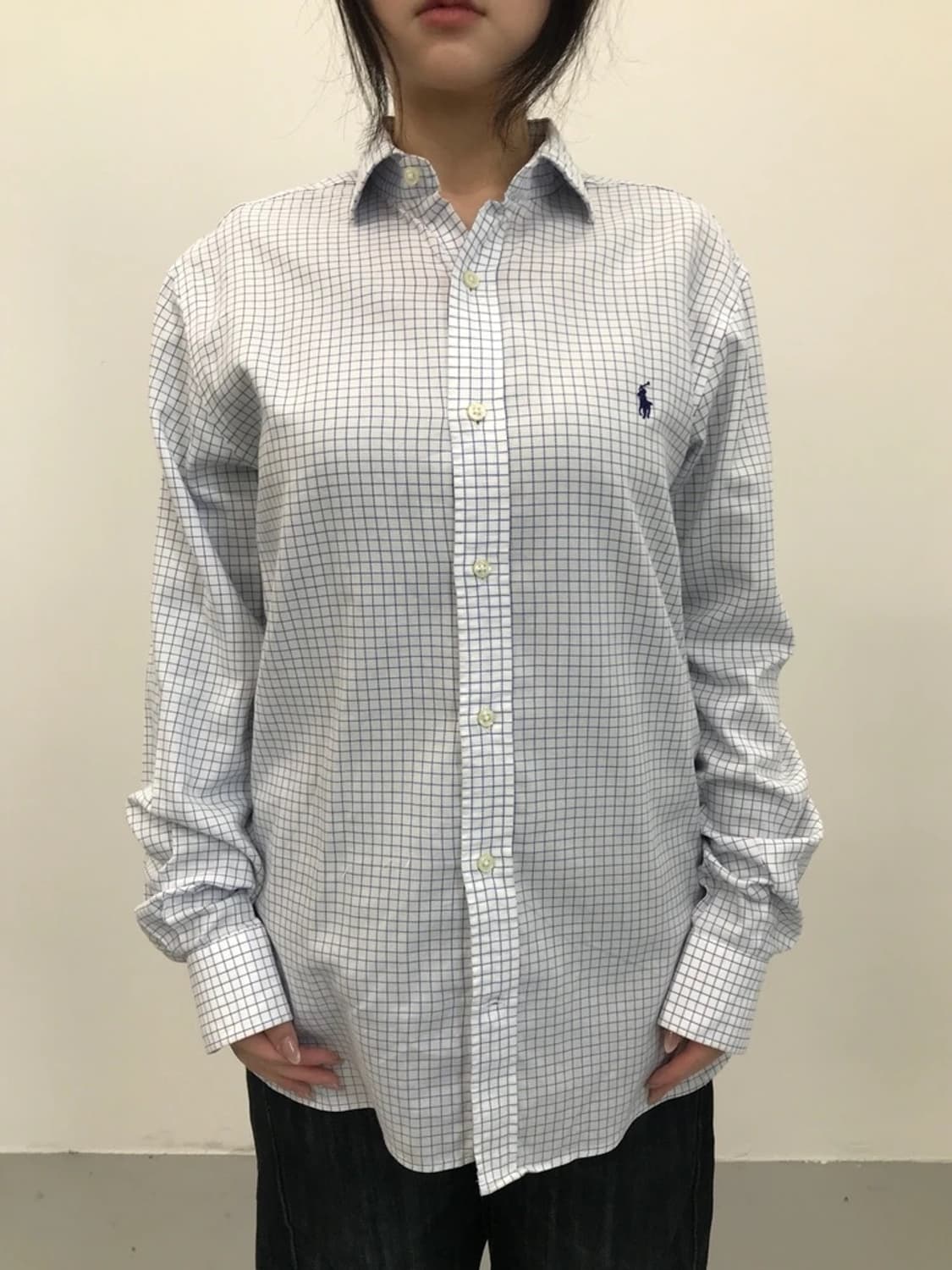 Polo RL Slim Fit Check Shirt 상품이미지1