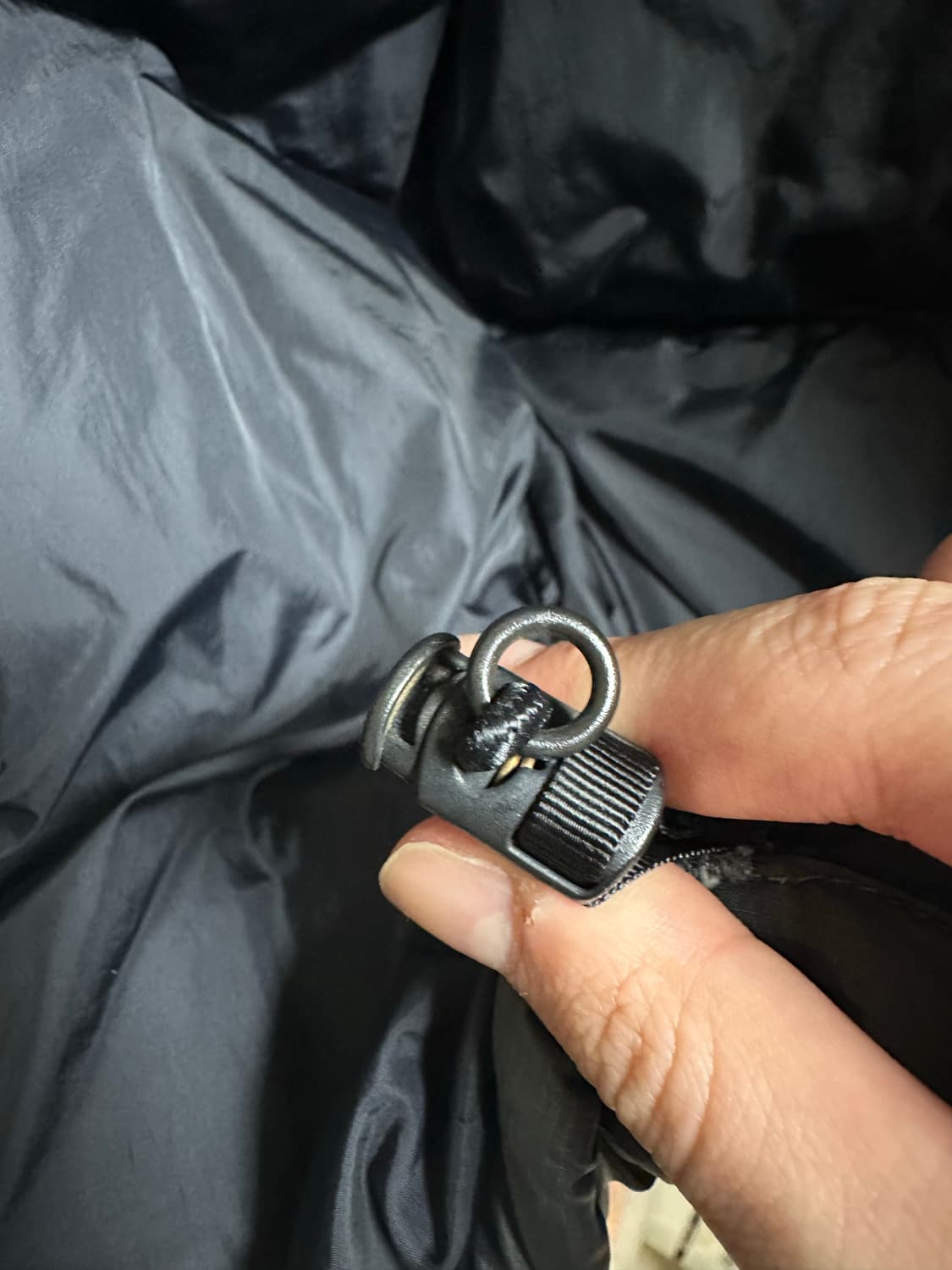 NORTHFACE 노스페이스 차콜 중앙 로고 조끼 패딩 상품이미지9