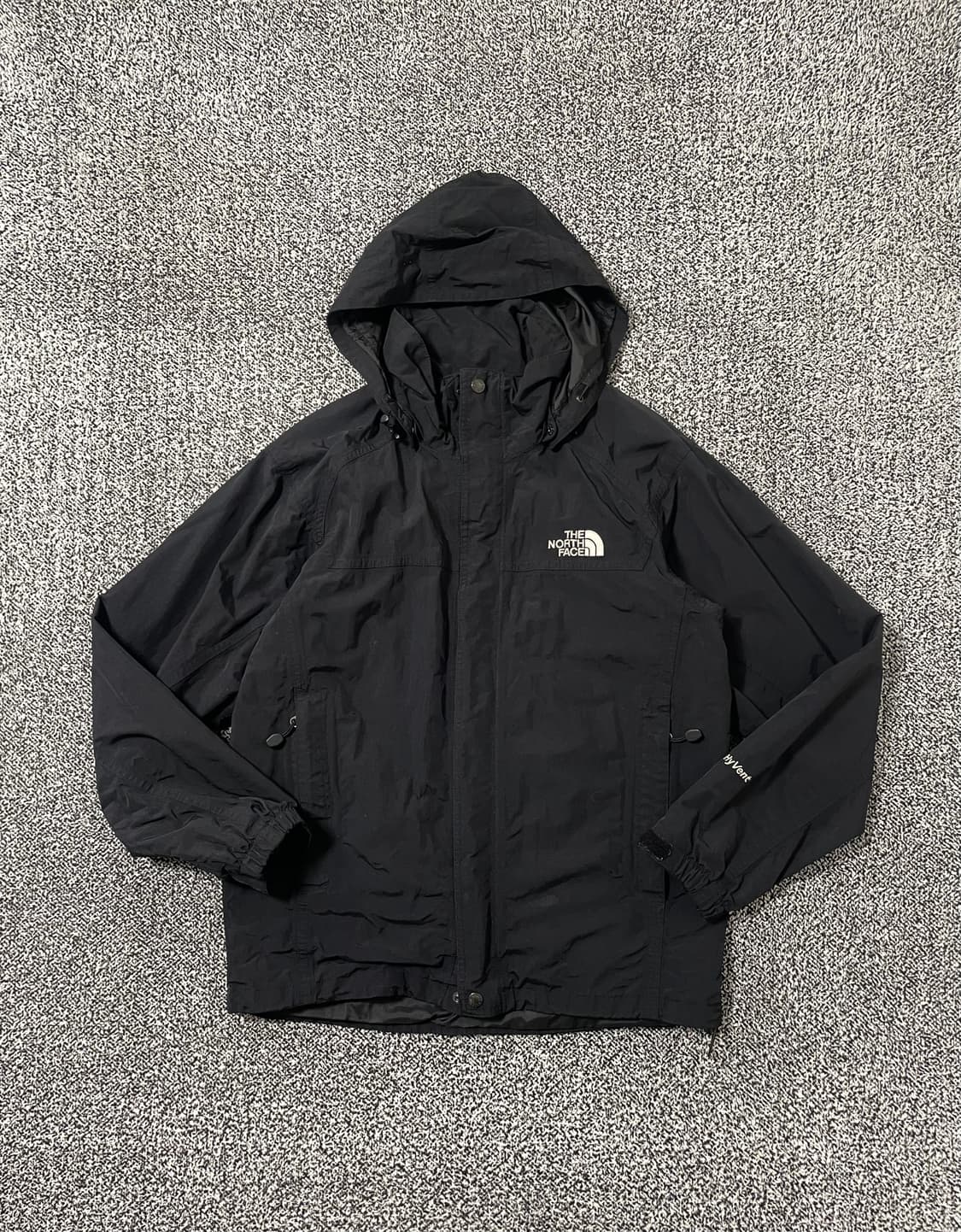 빈티지9. 노스페이스 하이벤트 후드 바람막이 윈드브레이커 블랙 점퍼 상품이미지1