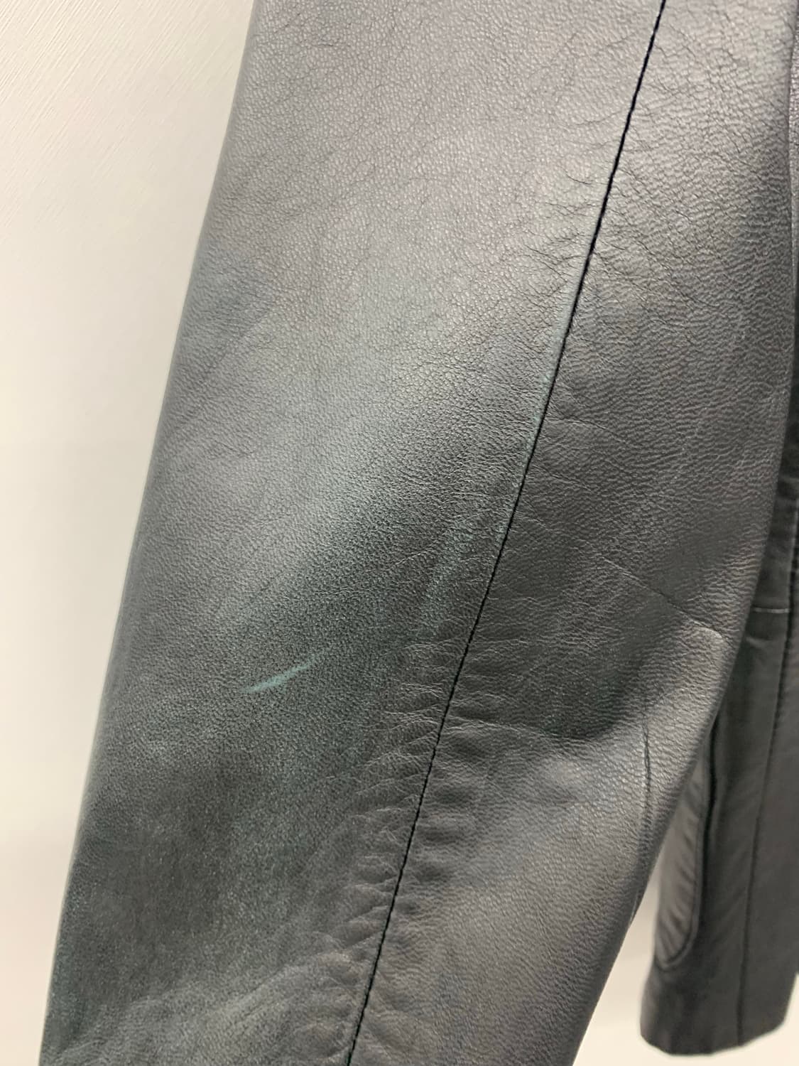 Kiyoko takase 슬림핏 램스킨 레더자켓 상품이미지7