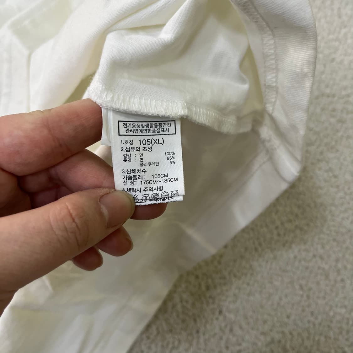 XL/105 노스페이스 반팔 티 0601M2 상품이미지3