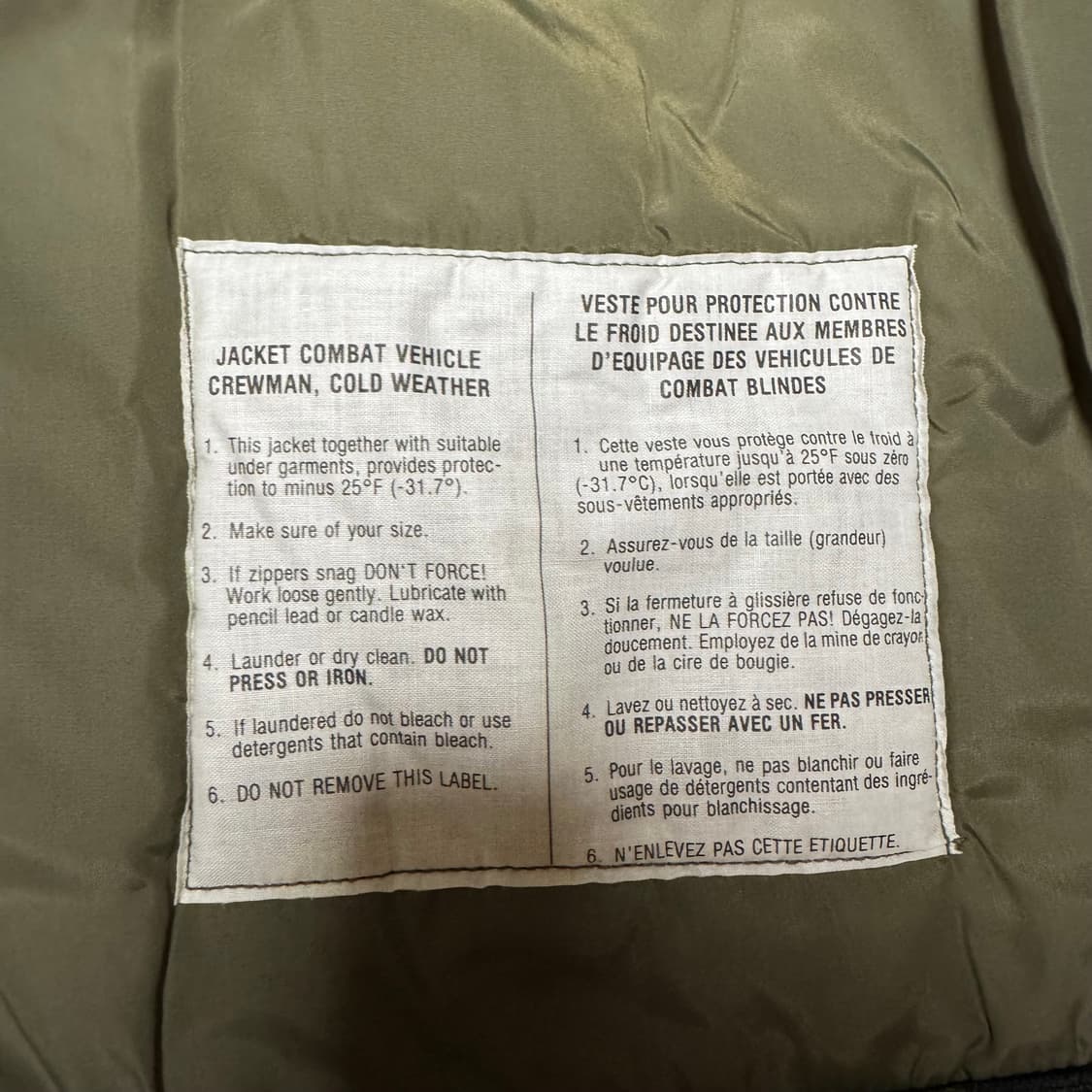 [데드스탁] 캐나다군 전차병 탱커자켓 S/M (스몰 레귤러) 상품이미지8