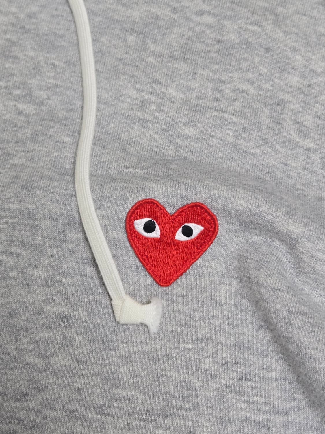 꼼데가르송 하트 후드집업 AZ-T168(그레이 / L )  상품이미지2