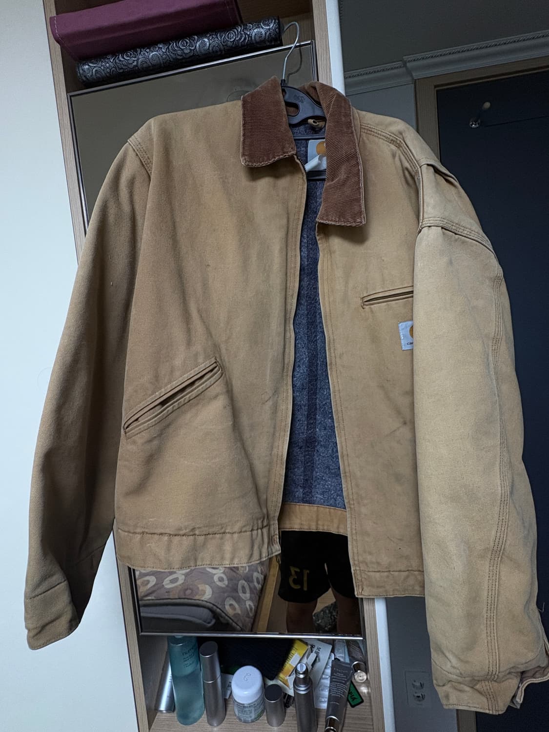 칼하트 디트로이트 자켓 브라운 j01 BRN44 L 상품이미지1