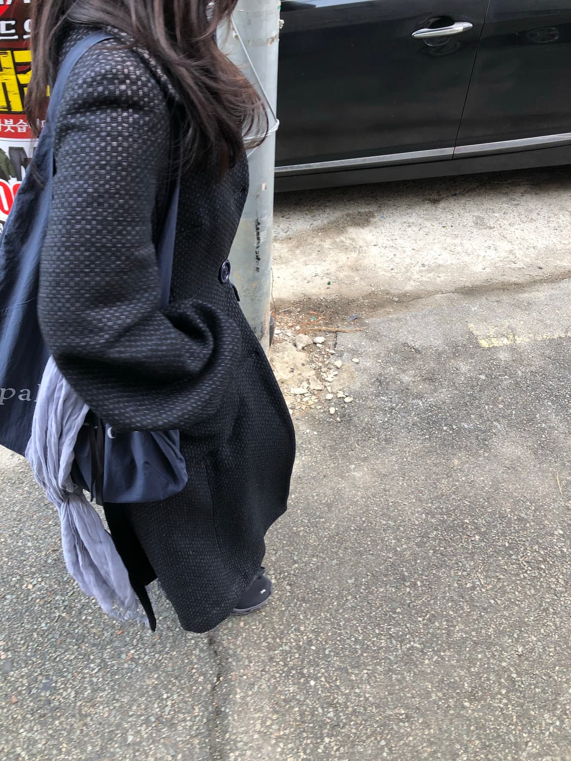 바움 운드 페르드가르텐 발마칸 트위드 울 코트 상품이미지9