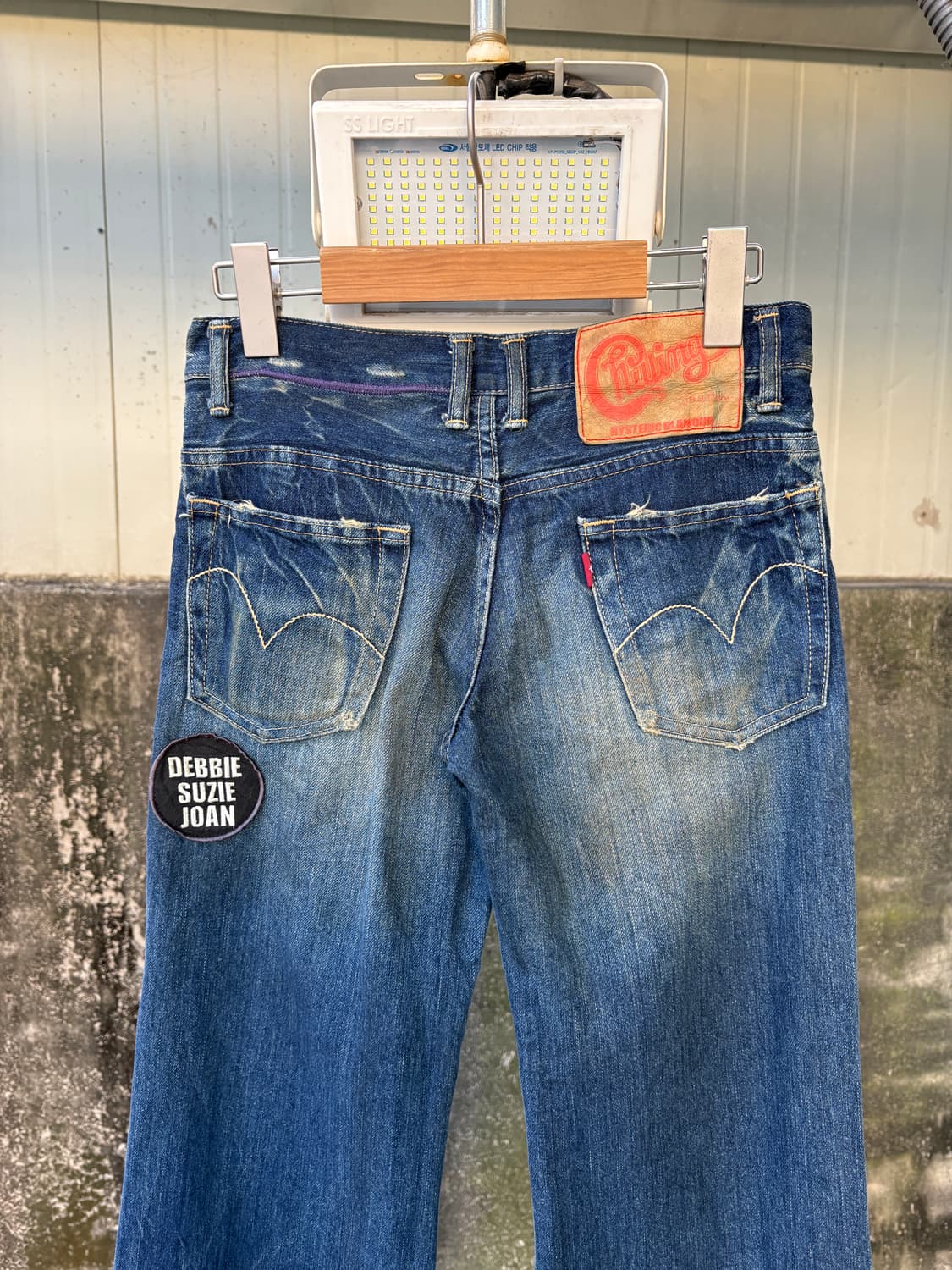 히스테릭 글래머 데님 부츠컷 팬츠 상품이미지9