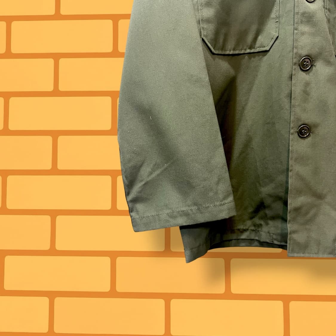 밀리터리 코튼 셔츠 (M) 상품이미지4