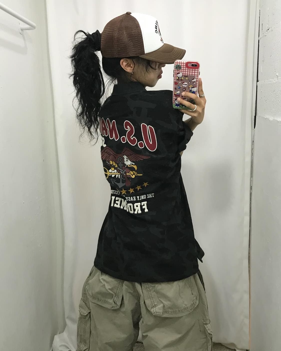 Avirex Embroidery Camo PK T-shirt 상품이미지4