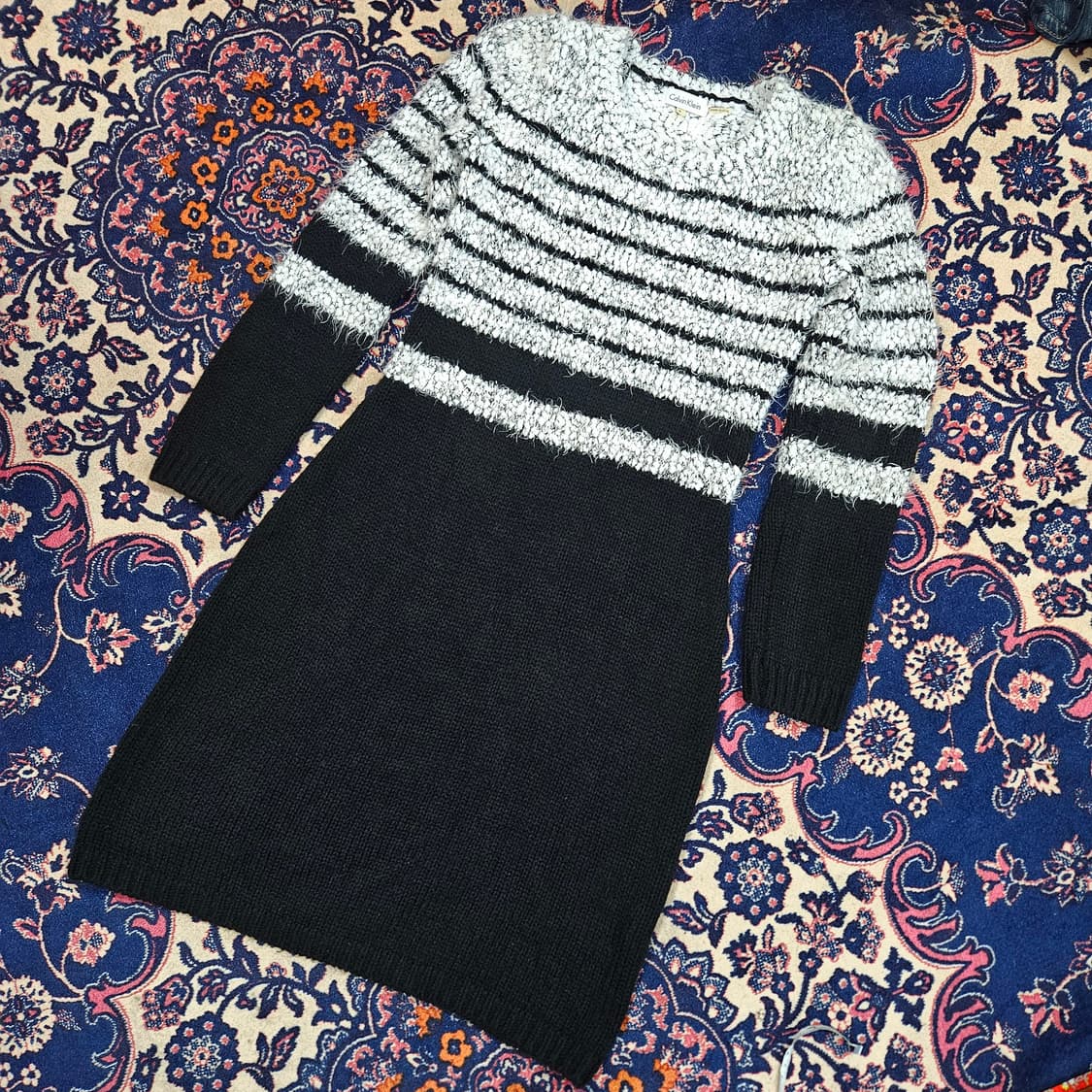 켈빈클라인 스트라이프 니트 미디 원피스 S size 상품이미지2