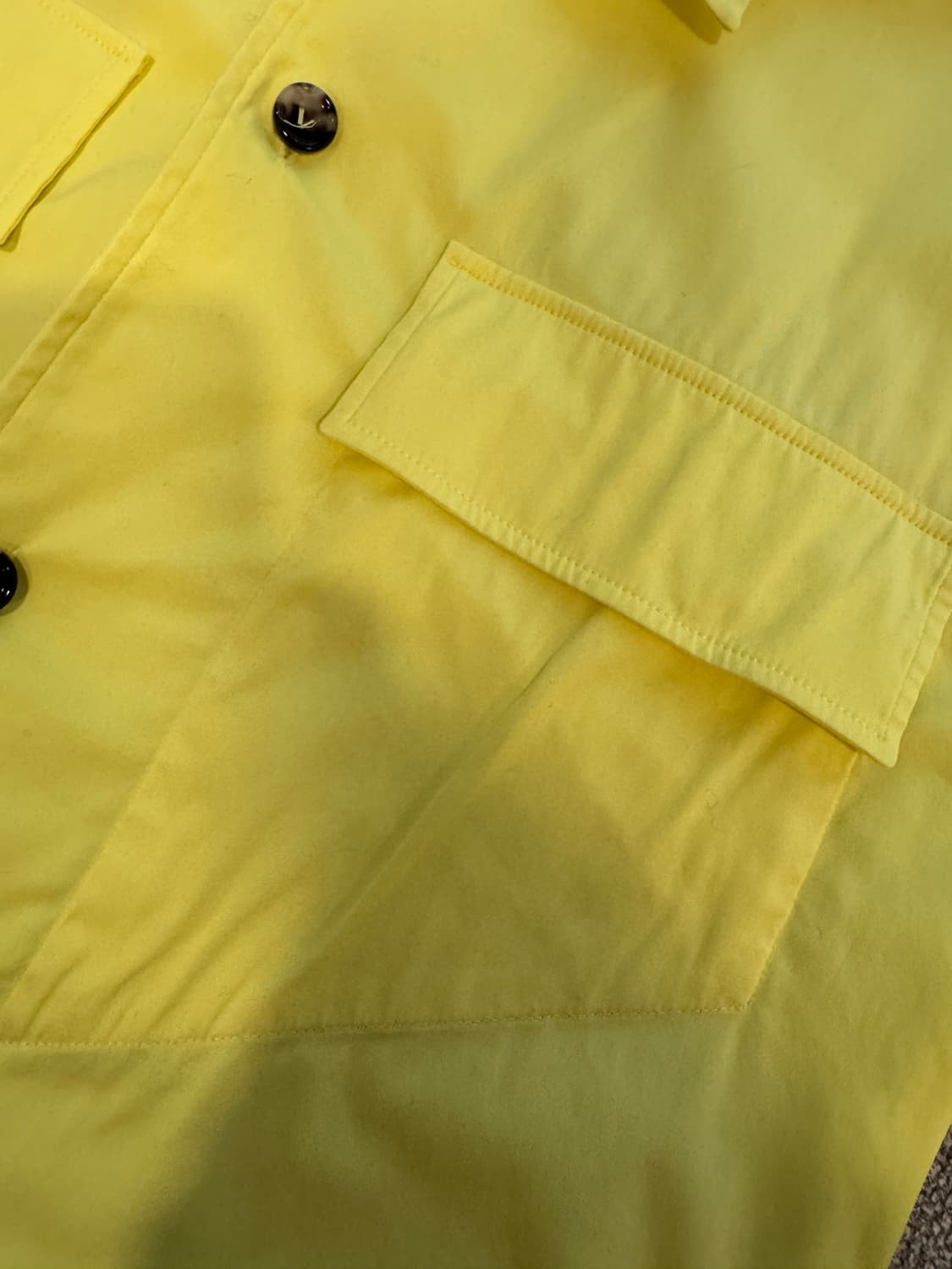 보테가베네타 코튼 하프 워크 셔츠 M  상품이미지3