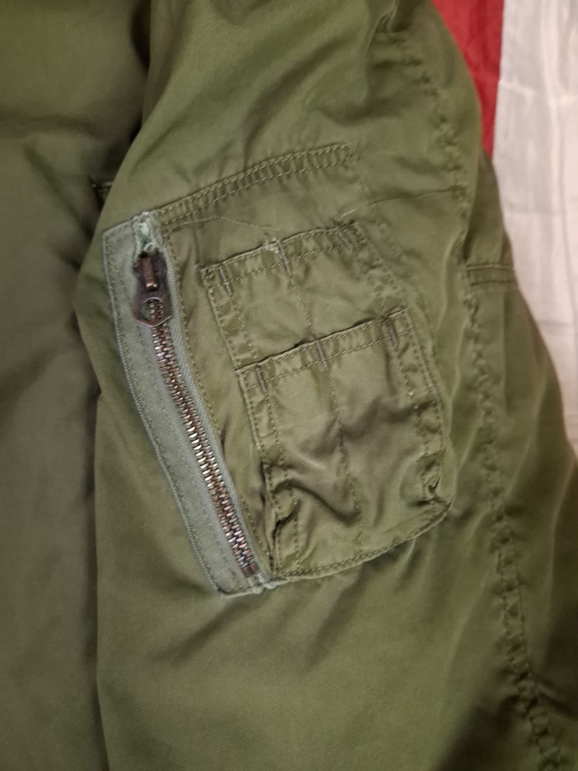 오리지날 70's 미육군 지급용 랜서사 N-3B 울파일 파카 상품이미지7