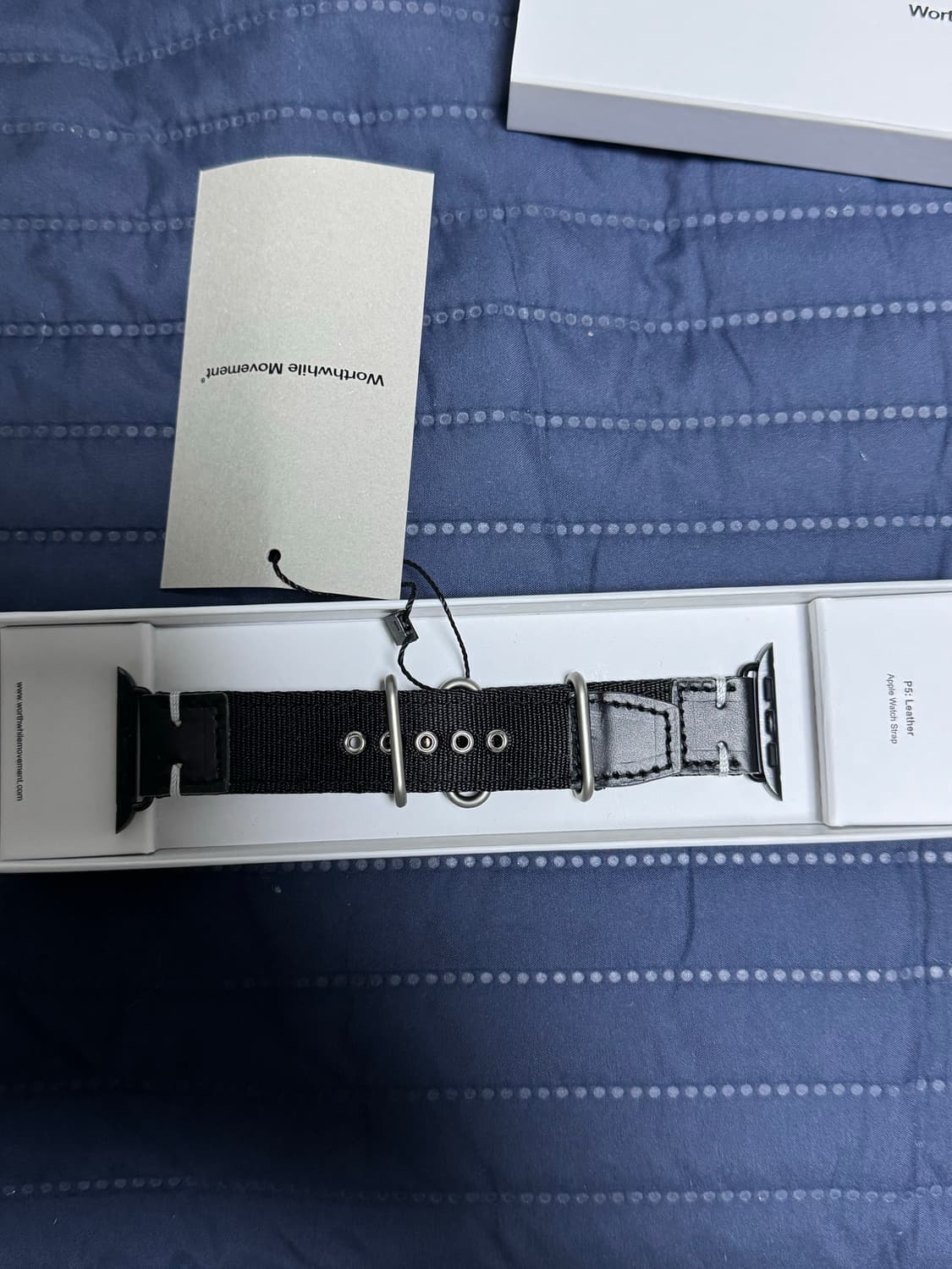월스와일무브먼트 나토 스트랩 블랙  44-46mm 상품이미지2