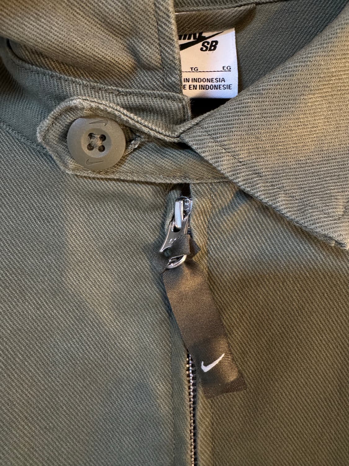 [XL]나이키 SB 경량 스케이트보딩 자켓 올리브 상품이미지5